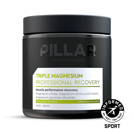 TRIPLE MAGNESIUM POWDER - Pineapple Coconut 200g jar