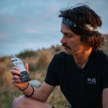 PURE Performance + Race Energy Gel 100 g Carb Pouch - Cola + Caffeine 185g pouch