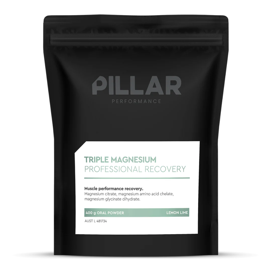 TRIPLE MAGNESIUM POWDER - Lemon Lime 400g Pouch = 80 serves
